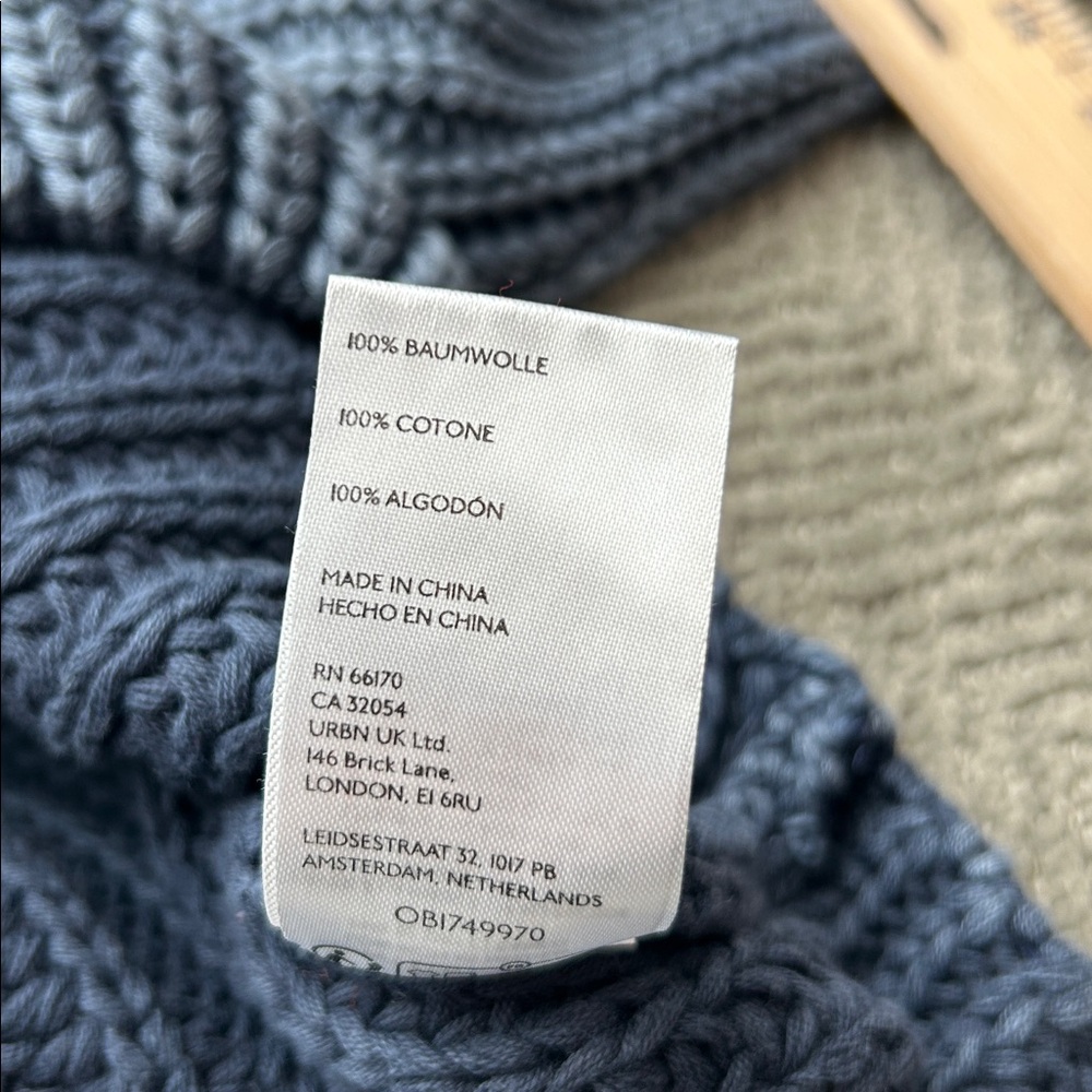 Free People women’s Charcoal Knit Sweater Sweet Nothing Cardigan Size Small - Picture 10 of 11